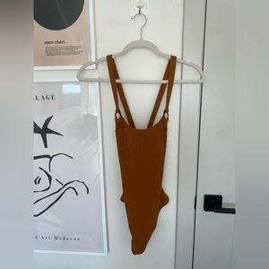 Rust orange bodysuit